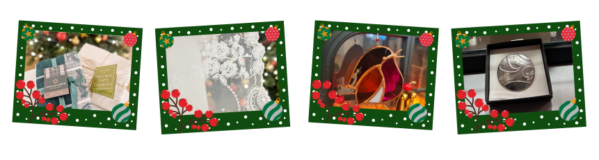 A selection of products in stock in either Bangor or Ards Visitor Information Centre